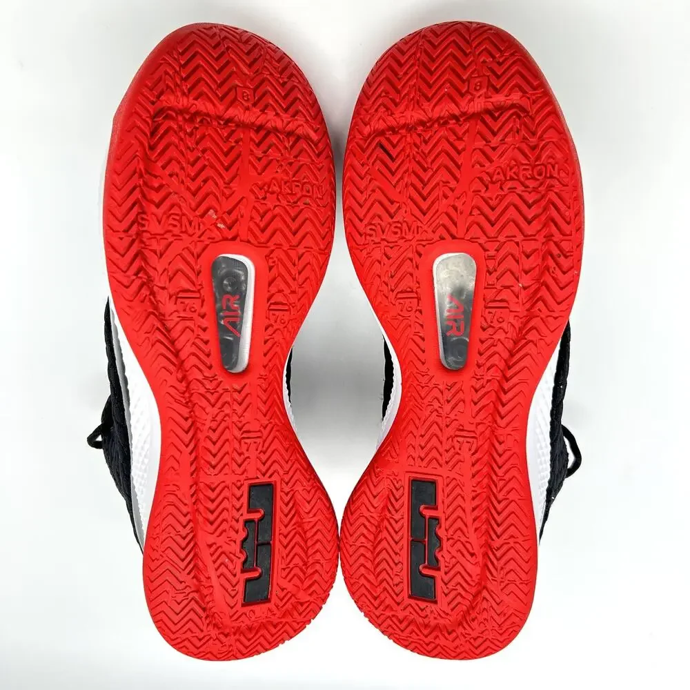 Nike LeBron Witness 3 Shoes Mens Size 7.5 Black Red White Basketball‎ BQ9819-001
